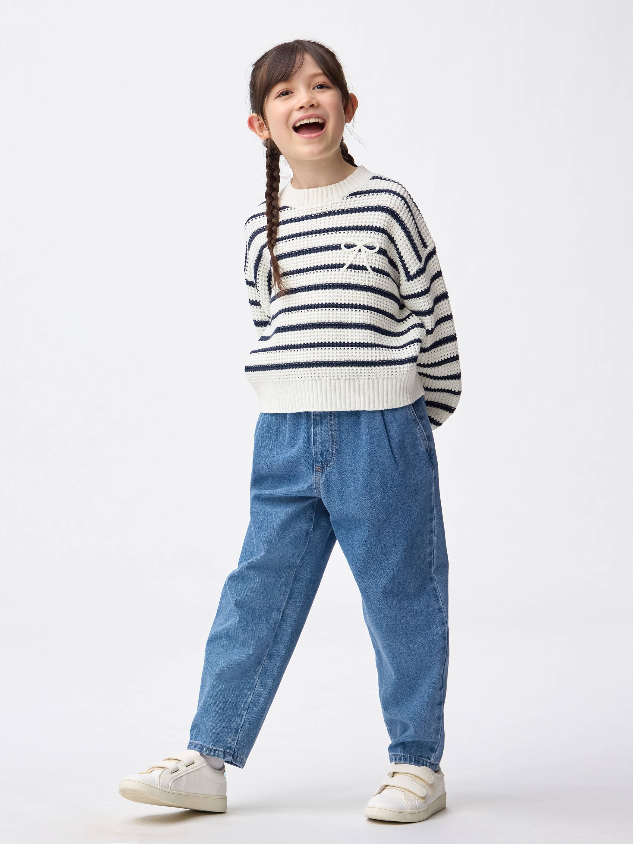 KIDSデニムキャロットパンツ