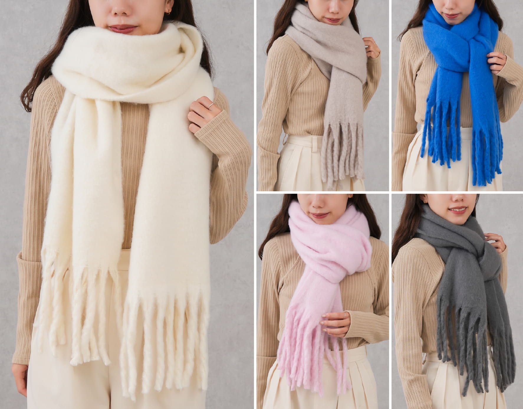 ボリュームマフラー　￥880(税込)