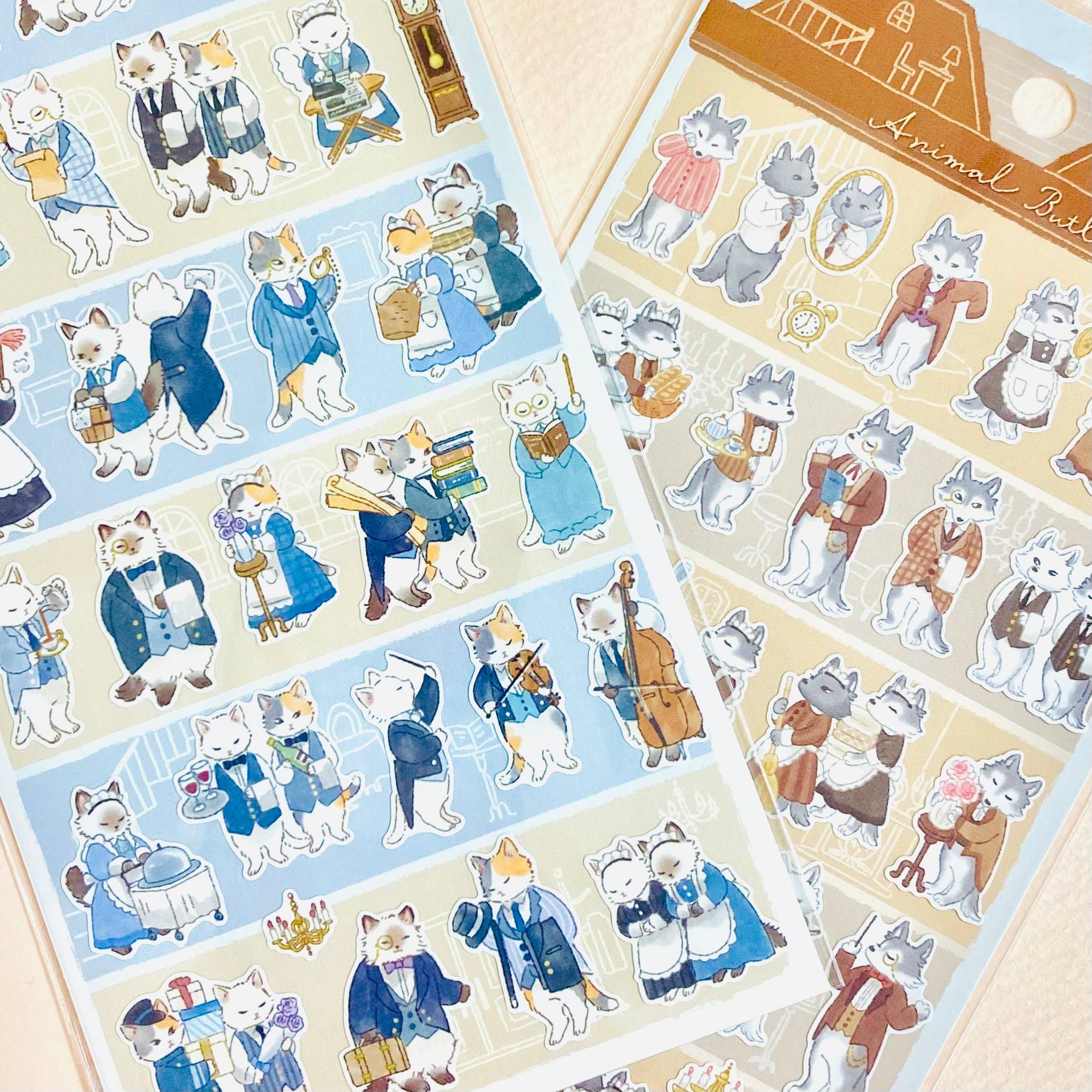 『アニマルバトラーステッカー』