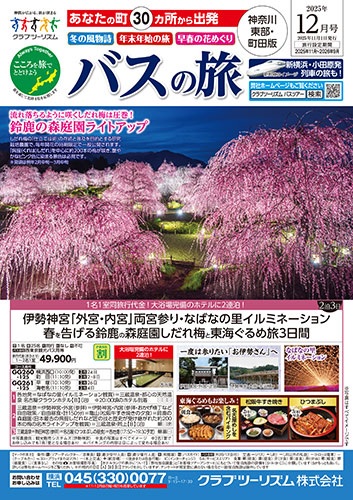 溝の口など川崎市内発のバスツアー多数あります!イルミネーションツアーがおススメ!