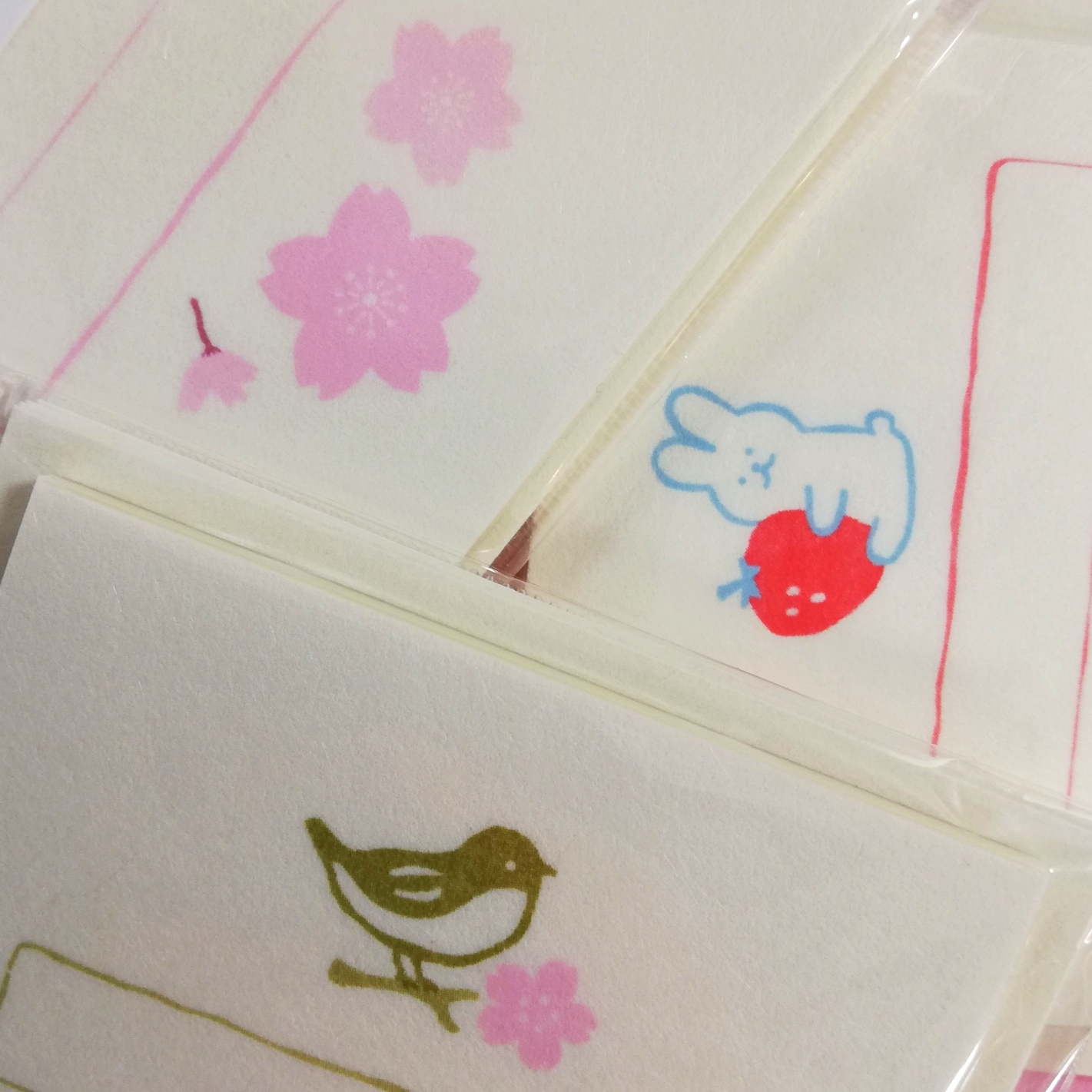 ＊古川紙工　春柄レター・シール・メモ＊ 