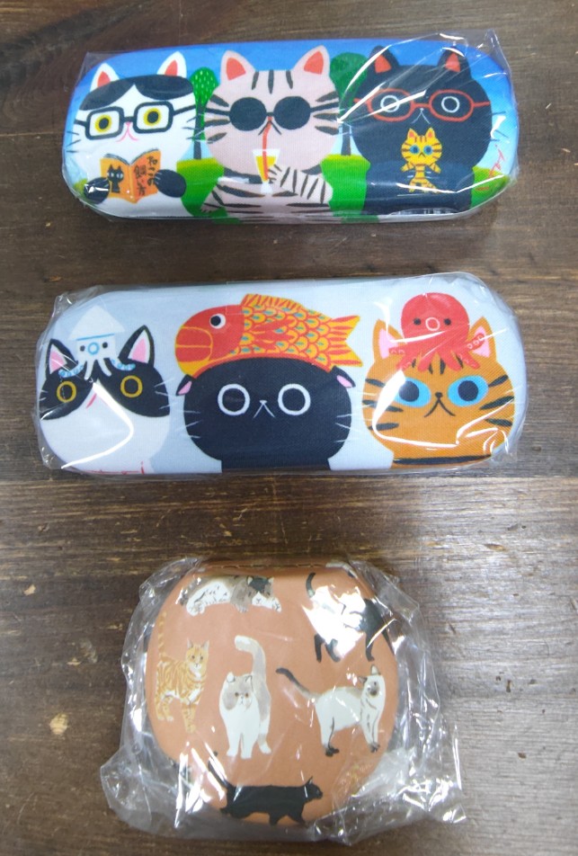 メガネケースと小物入れ