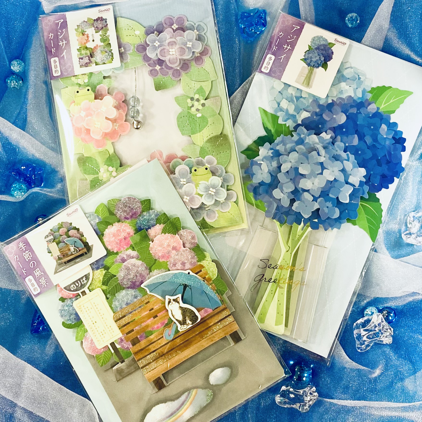 **紫陽花カード・ポストカード**