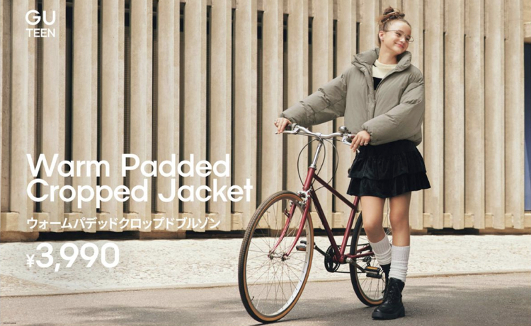 ウォームパデッドクロップドブルゾン