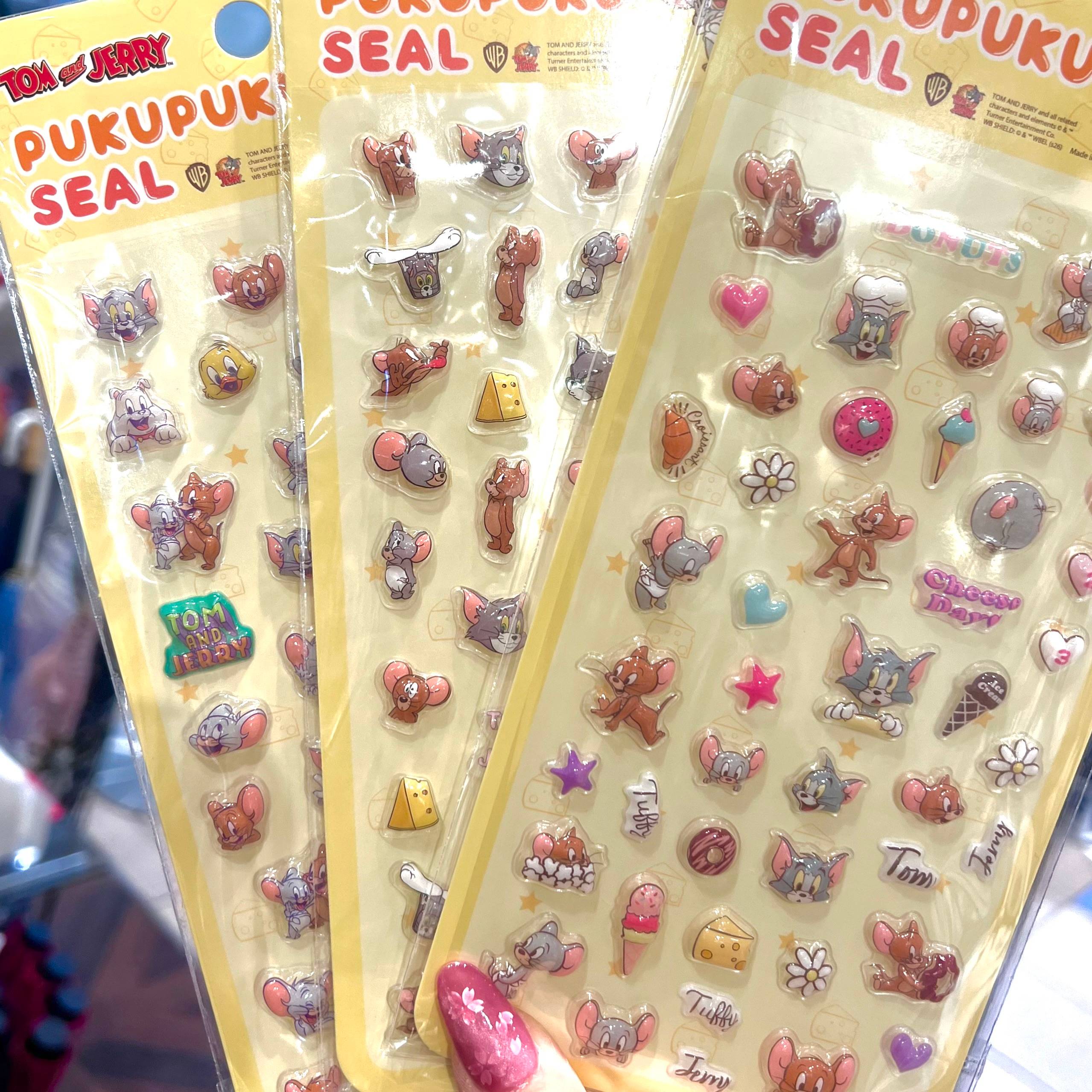 トムとジェリー ぷくぷくシール