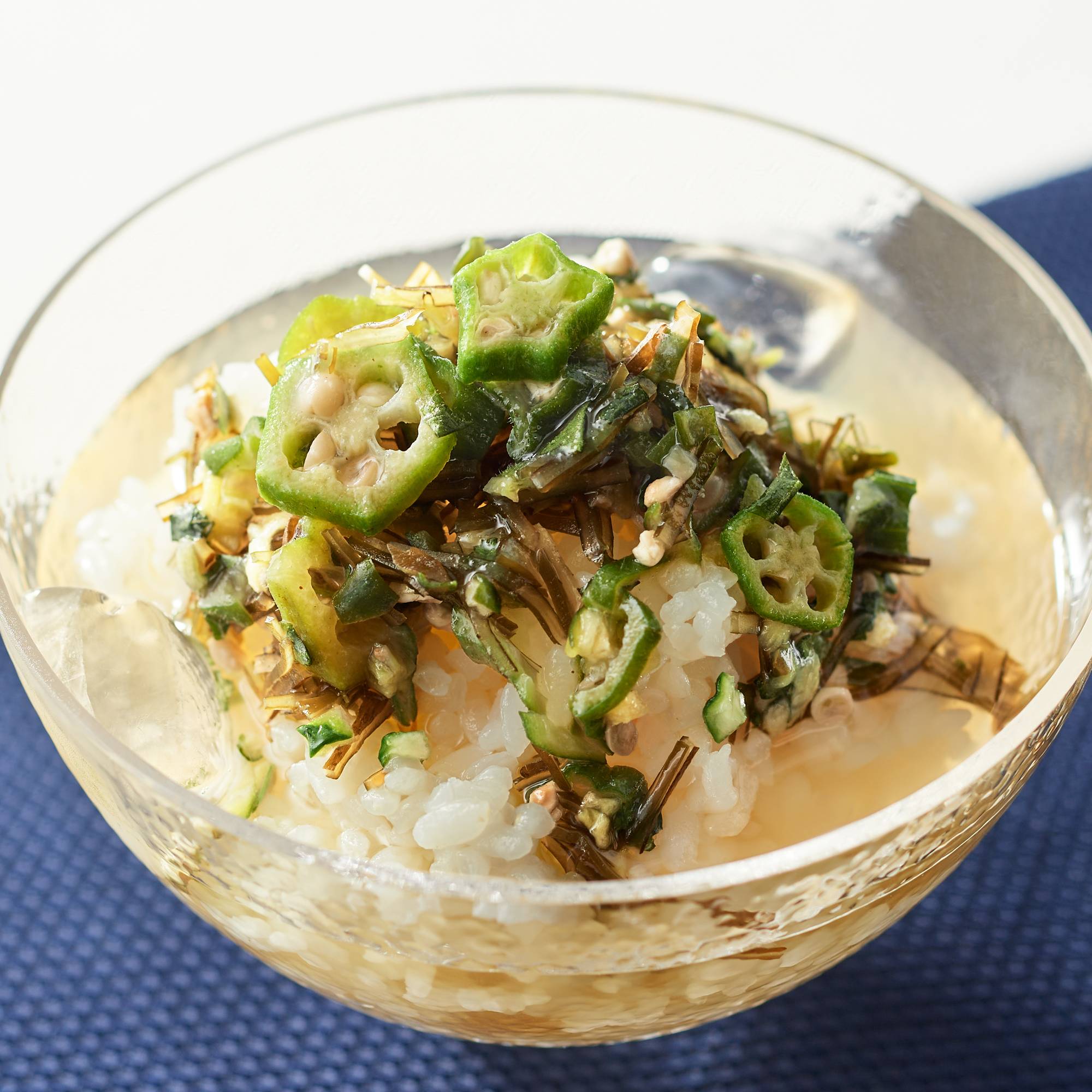 季節限定冷やし茶漬けきざみ野菜の山形だし