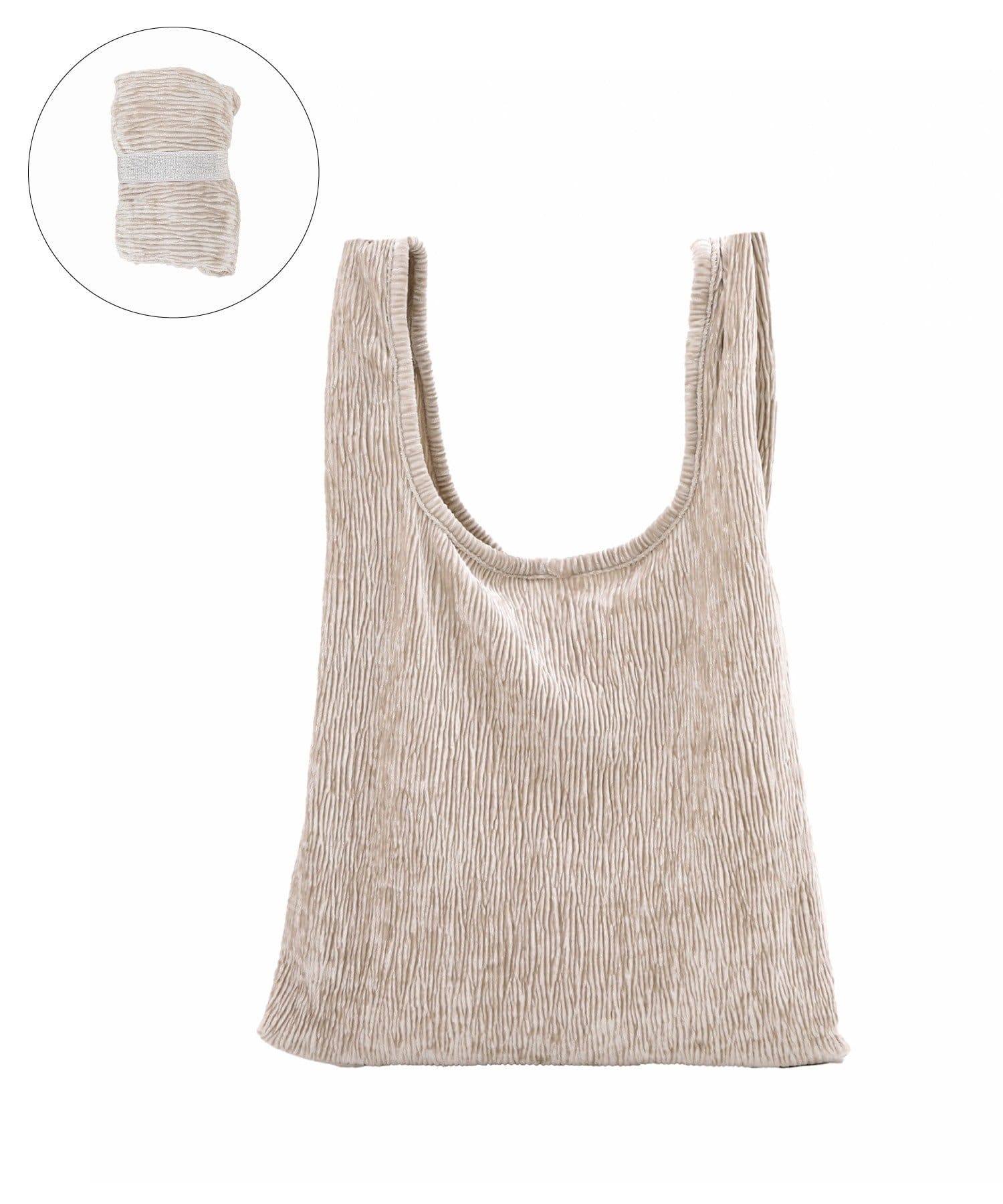 ベロアリブエコバッグ　￥660(税込)