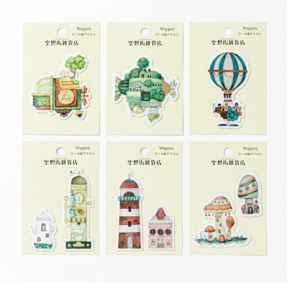 空想街雑貨店ワッペン新入荷！