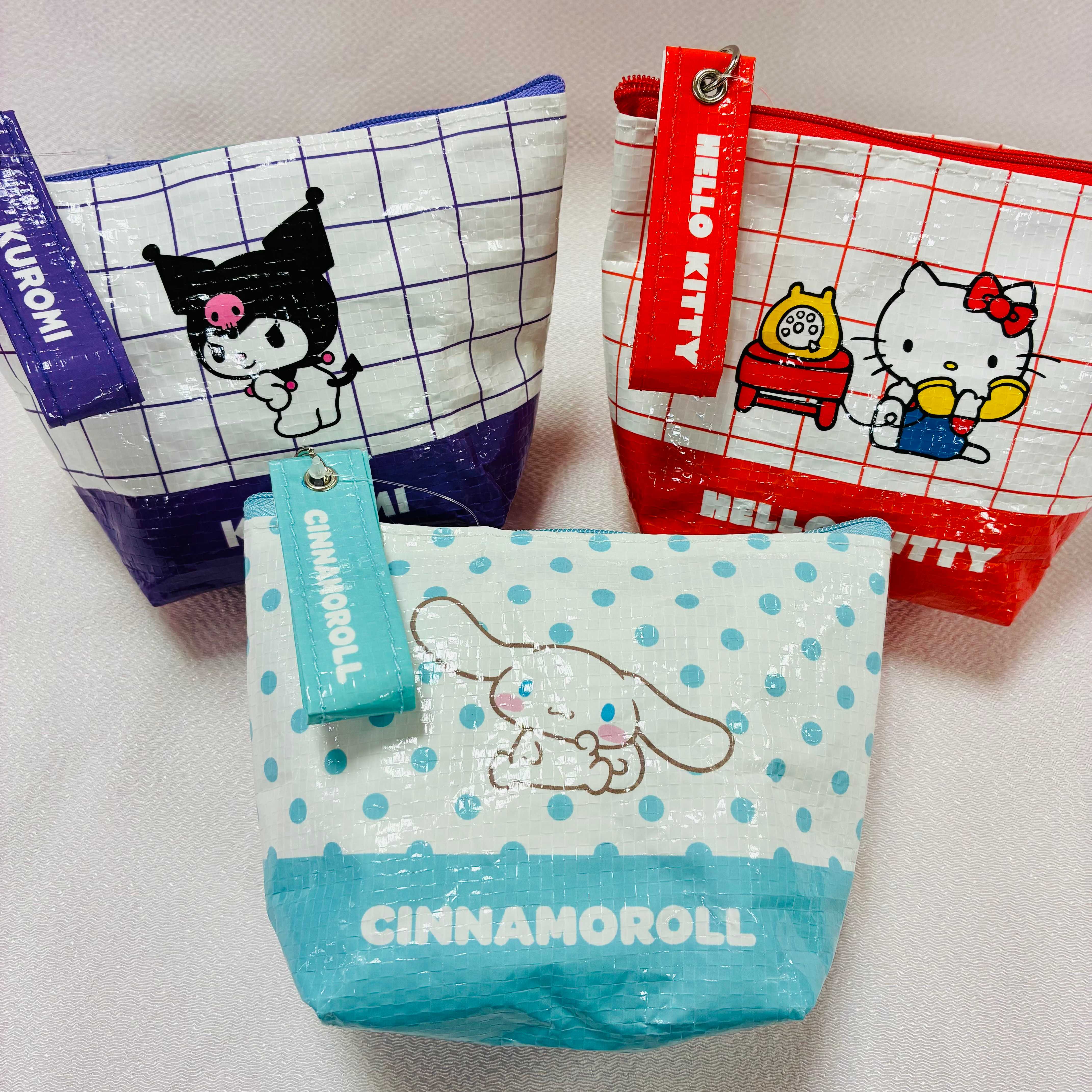 水に強いPP素材仕様☆ポーチ＆エコバッグ