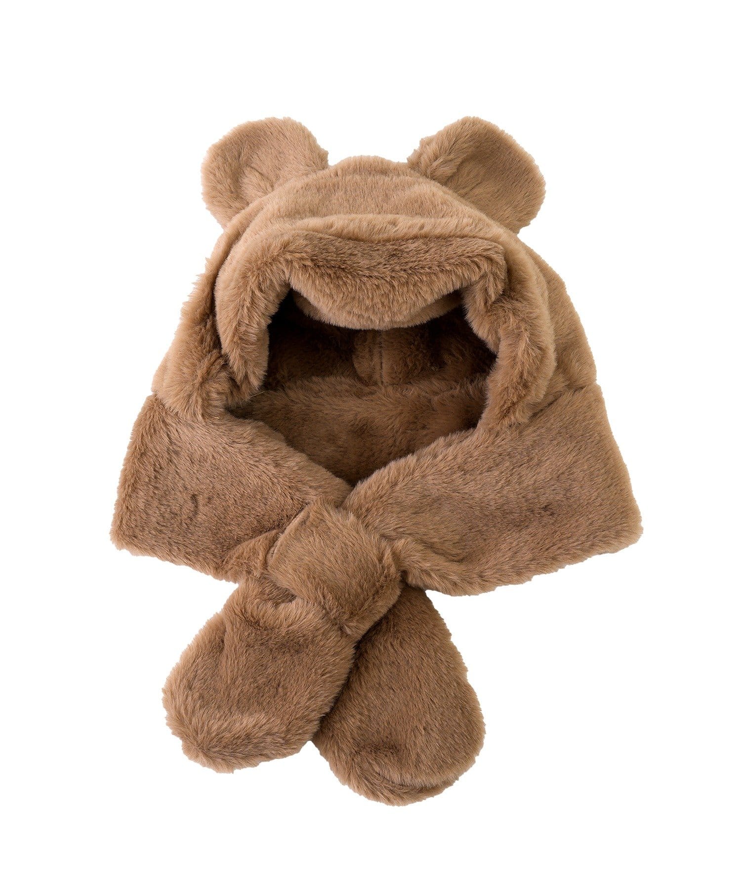 KIDSマフラー付き帽子　￥880(税込)