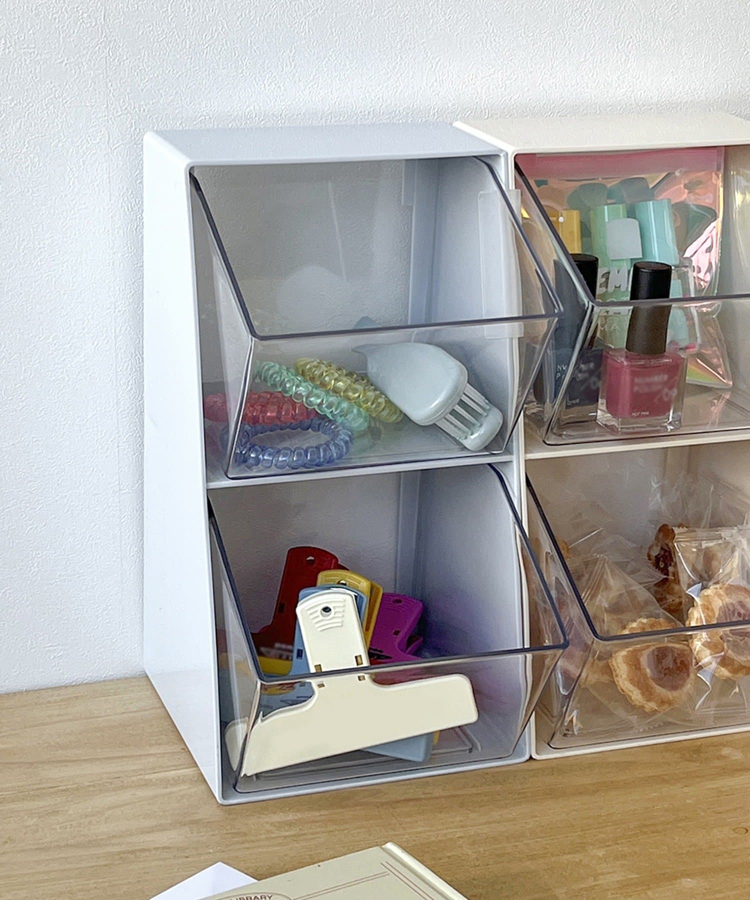 連結できる2段小物入れ ¥770(税込)