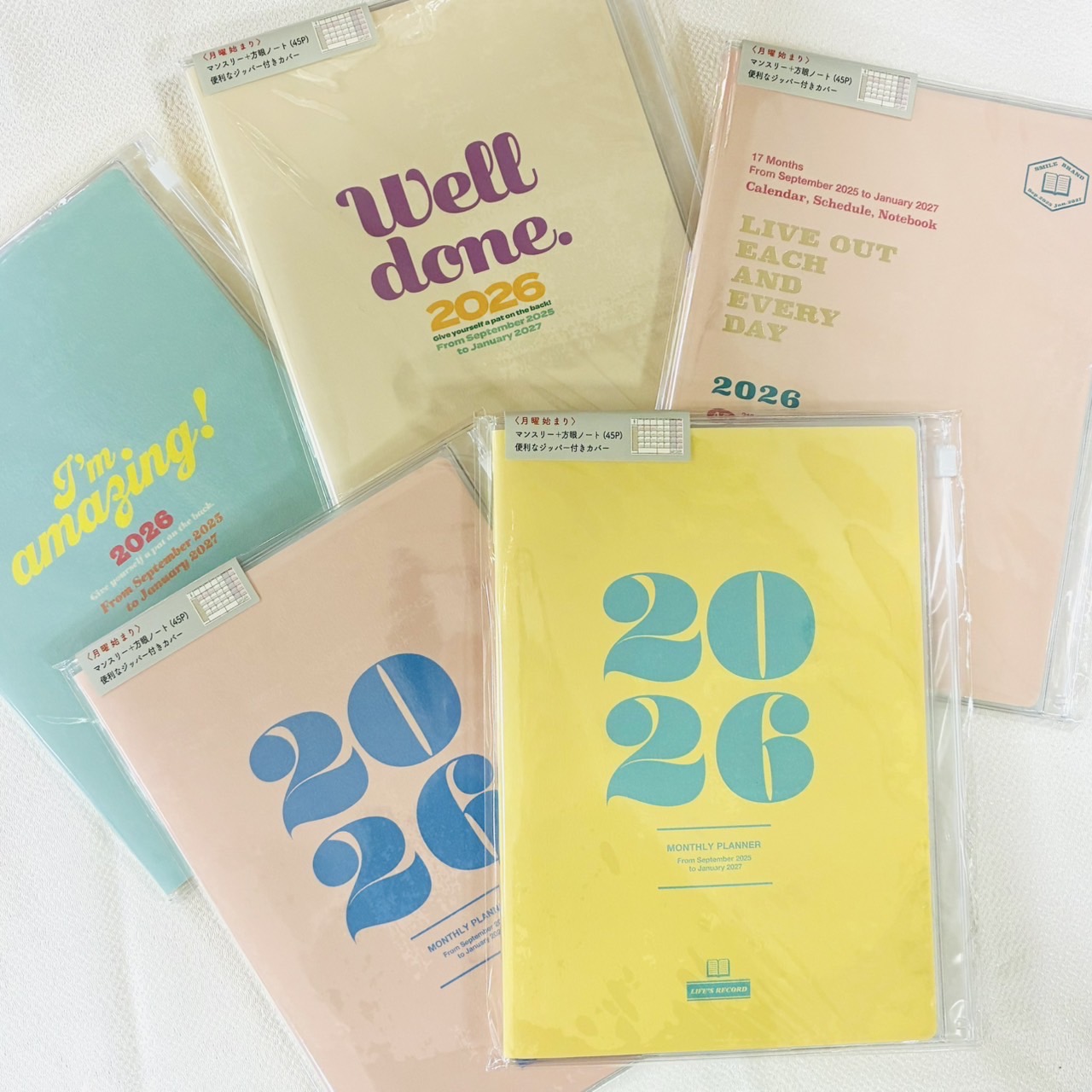 9月始まりダイアリー早くも入荷♪