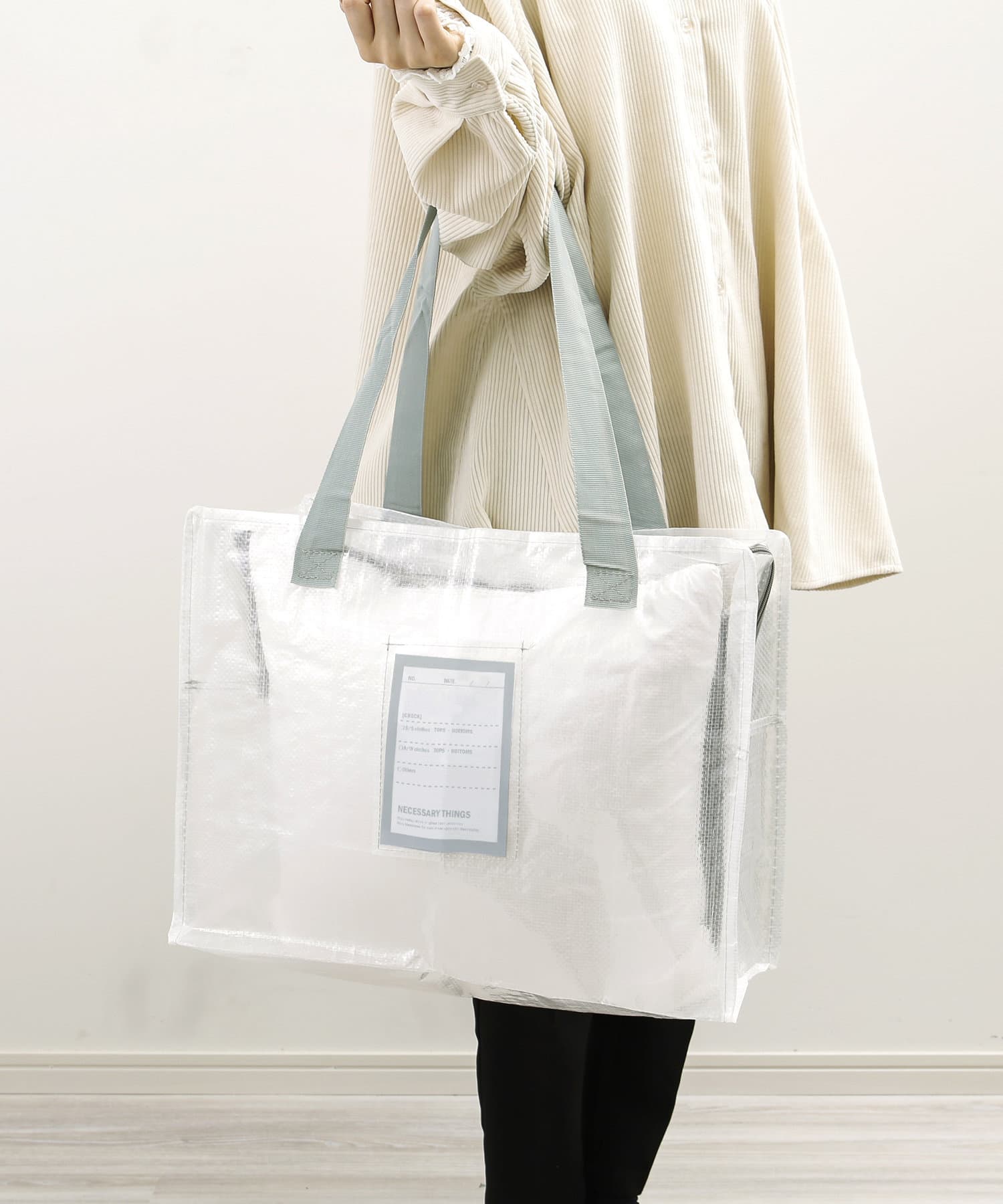 クリアボックスバッグL ¥330(税込)