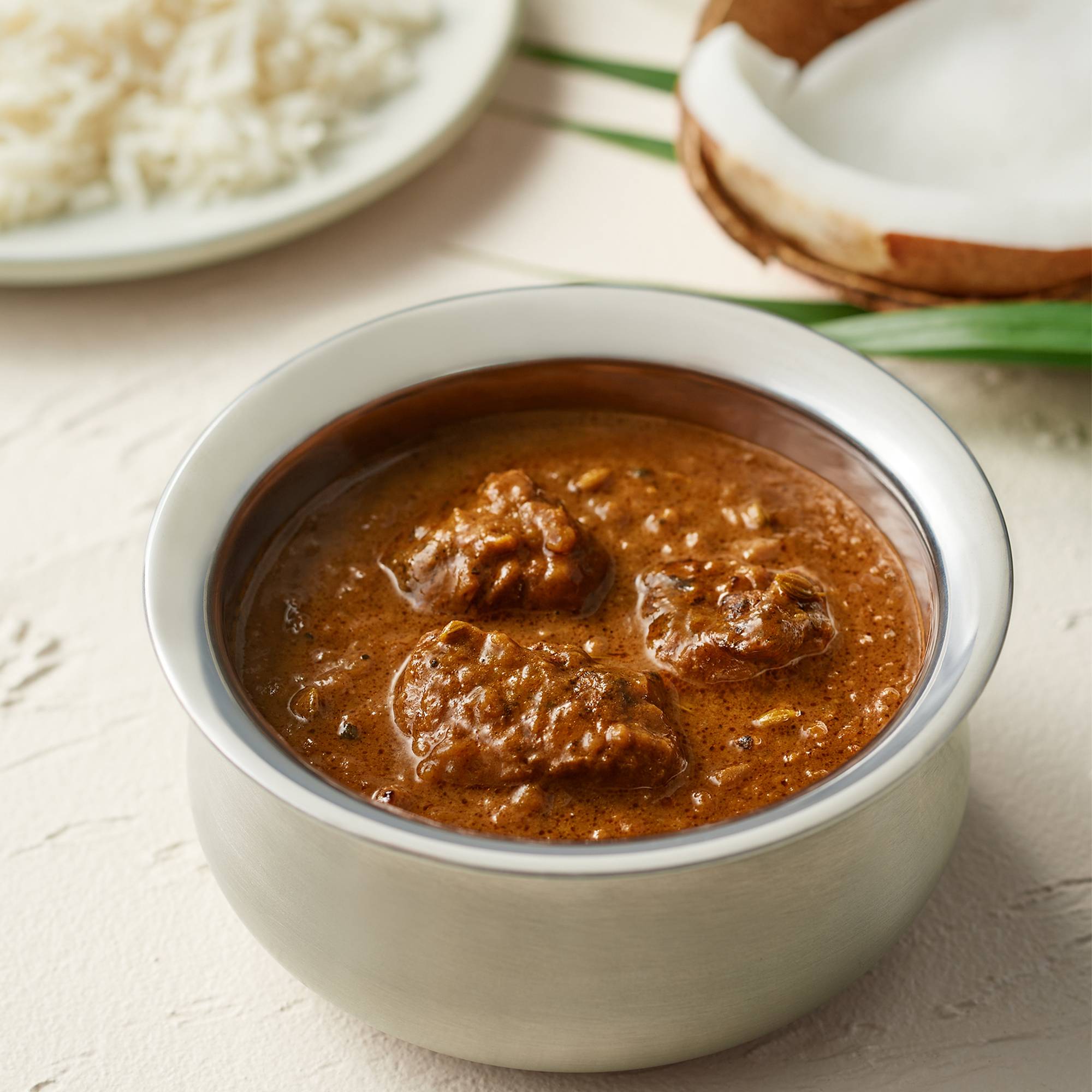 インド　ローストチキンのスパイシーカレー
