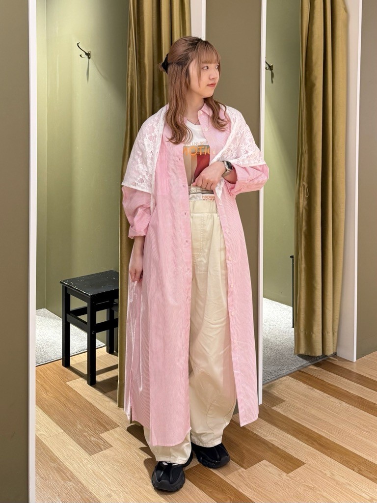 #UV対策シャツワンピース