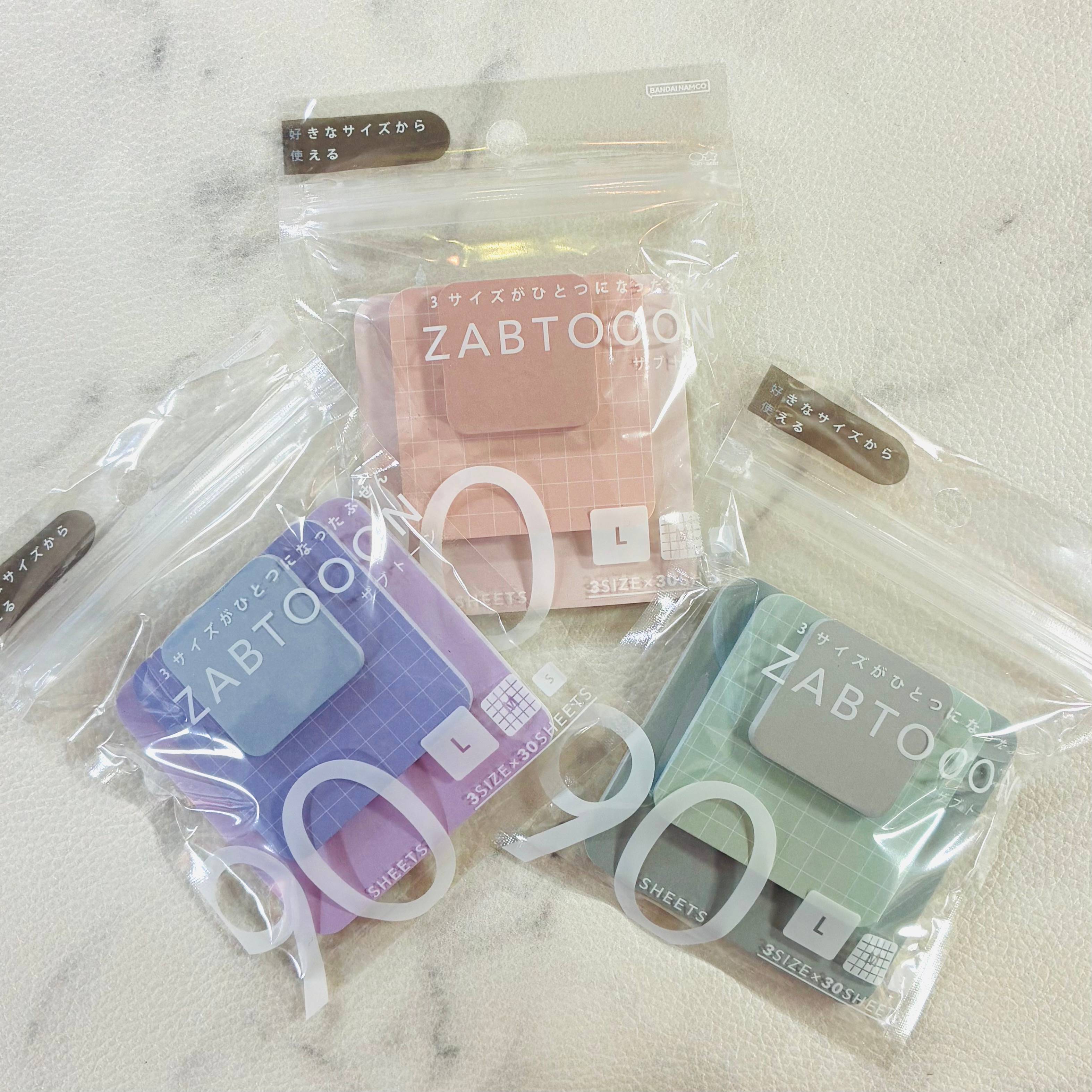 3サイズがひとつに《ZABTOOON》